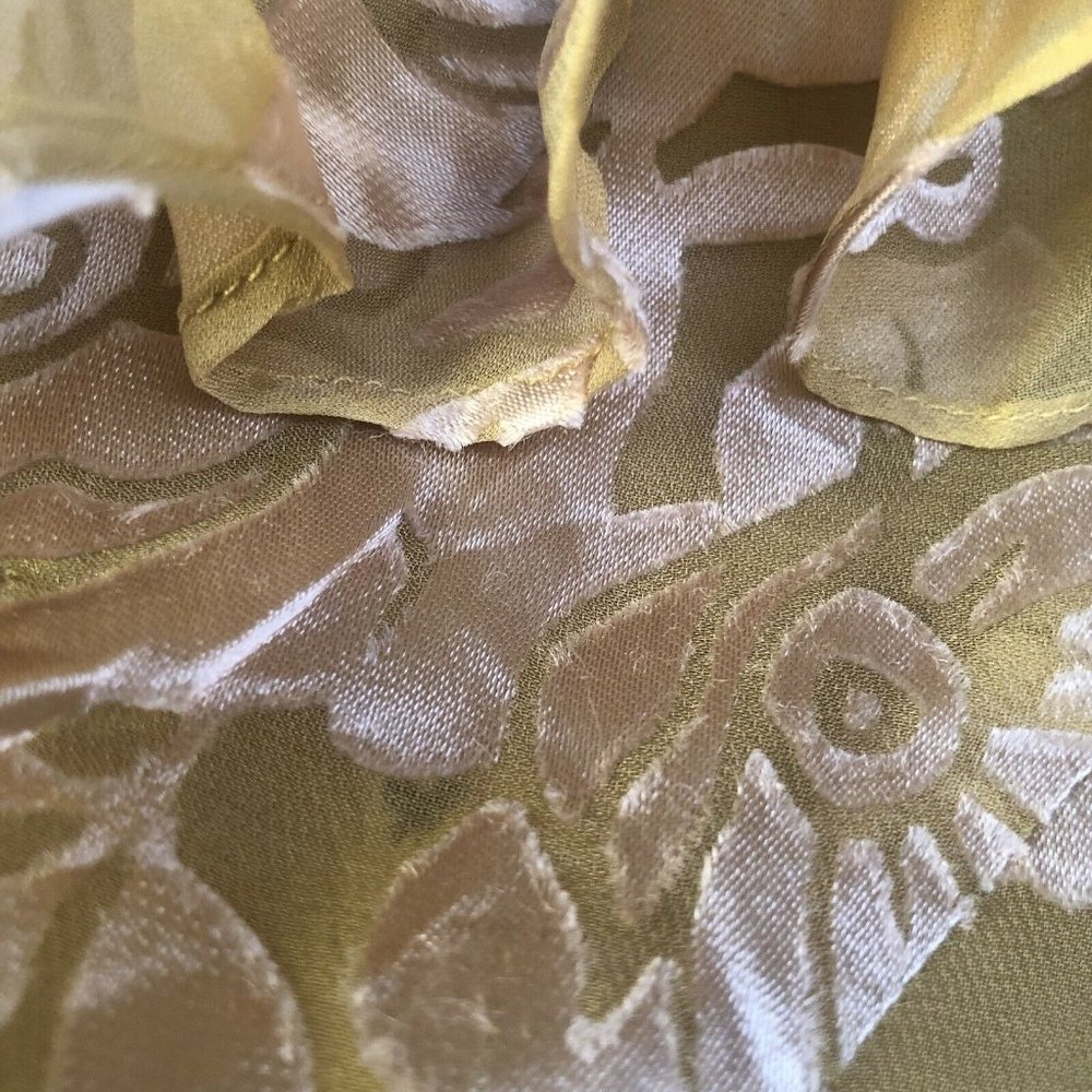 For Love & Lemons Cosmo Mini Dress Mustard Yellow - Picture 8 of 8